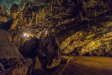 Drogarati Caves in KEfalonia Island Greece exploring