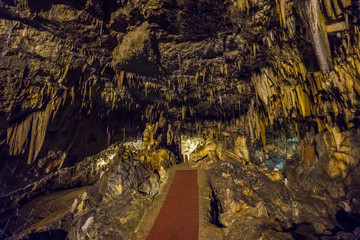 Drogarati Caves in KEfalonia Island Greece exploring