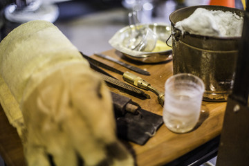 Glove and Glass Making tools 