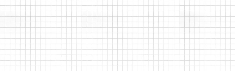 Panorama of White mosaic pattern and seamless background
