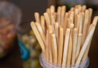 Plain Bread Sticks for Dipping