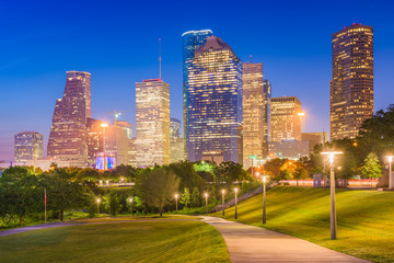 Fototapeta na wymiar Houston, Texas, USA Skyline