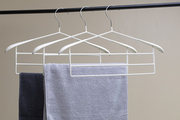 Towel on Non-slip cloth hanger