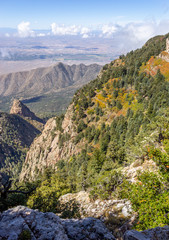 Sandia Mountains in the Fall