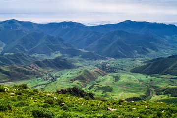 Fototapeta na wymiar High Plateau Grassland, Hebei, China