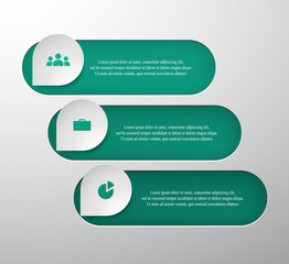 Vector business template for presentation.