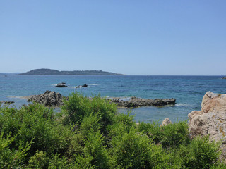 maddalena island in summertime