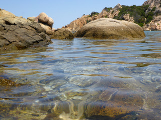 maddalena island in summertime