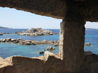 maddalena island in summertime