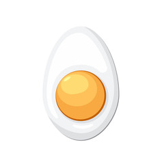 Cartoon egg isolated