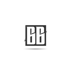 Initial Letter BB Logo Template Design