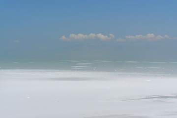 Obraz premium Urmia Salt Lake. Iran