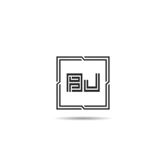 Initial Letter BJ Logo Template Design