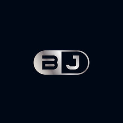 Initial Letter BJ Logo Template Design