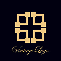 Obraz premium Art Deco Logo