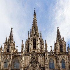 Fototapeta na wymiar Cattedrale della Santa Croce e Sant'Eulalia