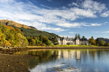 The Ardgartan Hotel on the banks of Loch Long - 214796741