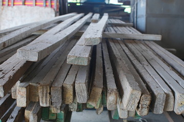 old cut timber.