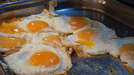 Fried eggs.