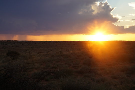 S&uuml;nset - Kalahari