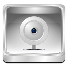 Button with Webcam - 3D illustration