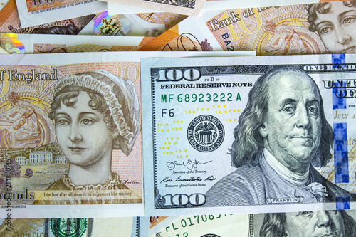 British Pounds And Us Dollars Stock Photo Royalty Free Images British Pounds And Us Dollars
