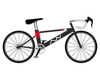 Racing bicycle icon