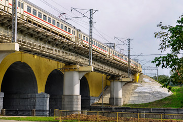 Viaduct for train