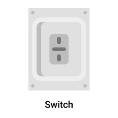 Switch icon vector sign and symbol isolated on white background, Switch logo concept