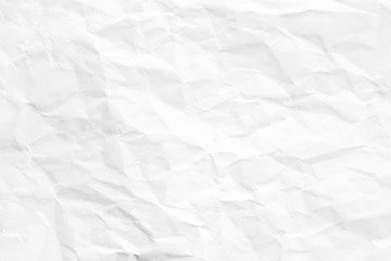 Abstract white paper texture for background.Crumpled paper texture background. copy space for add text or graphic design.