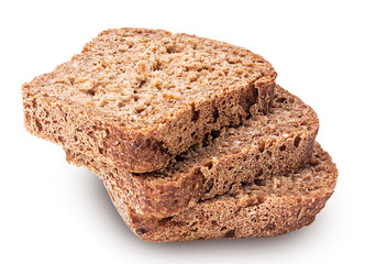 Healthy bread from sprouted grain slice