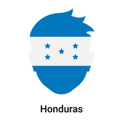 Honduras icon vector sign and symbol isolated on white background, Honduras logo concept