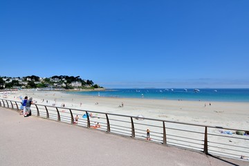 Fototapeta premium La plage de Perros-Guirec en Bretagne. France