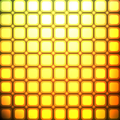 Abstract background with glowing squares