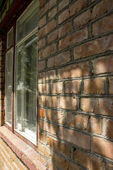 Old window with a wall