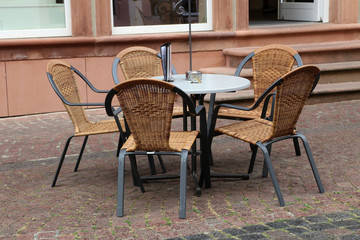 Cozy street restaurant
