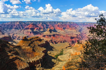 The vastness of the Grand Canyon - View from South Rim at the worlds held in this one majestic...