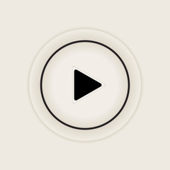 Play button web icon