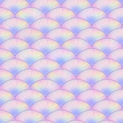 Magic mermaid scales pattern.