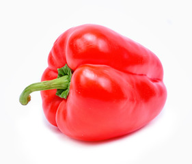 isolated red bell pepper