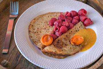 Pfannkuchen schüren das Übergewicht