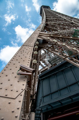 Obraz premium Detail Eiffelturm