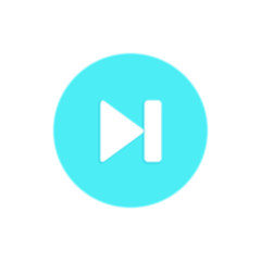 Multimedia next icon / button, design element