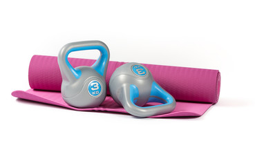 Kettlebell white background