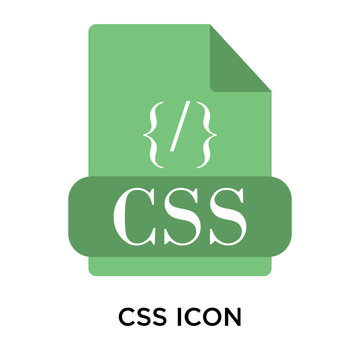 Css icon vector sign and symbol isolated on white background, Css logo concept
