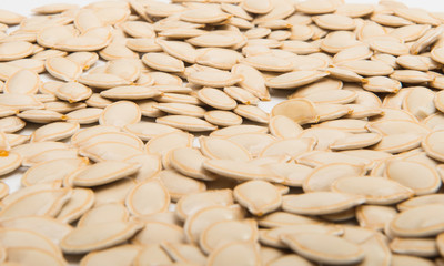 pumpkin seeds isolated