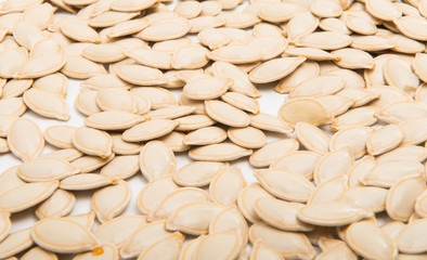 pumpkin seeds isolated