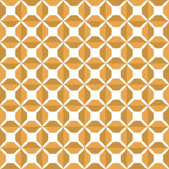 Geometric Golden Diamond Vector Seamless Pattern. Abstract Art Deco Background. Classic Stylish Texture.
