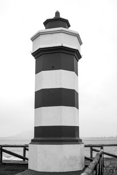 image of a lighthouse on the sea