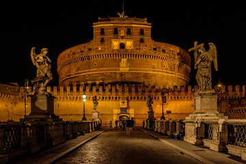 Fototapeta na wymiar Roma, castel Sant Angelo